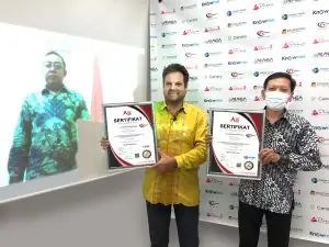 Image for article: Integrity Indonesia – ISO 9001: 2015 dan ISO 37001: 2016 Award Ceremony